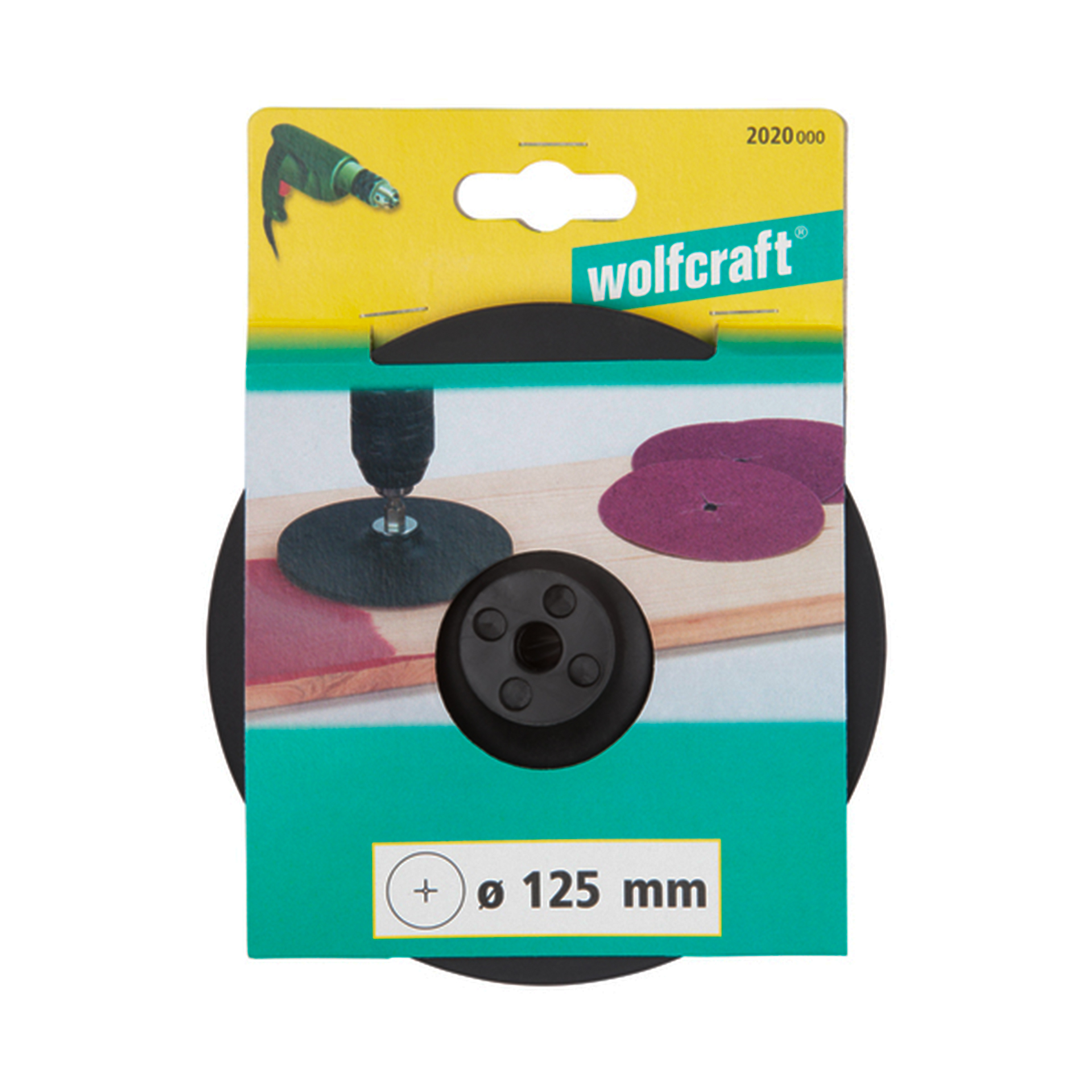 PRATO ABRASIVO DE BORRACHA - 125MM