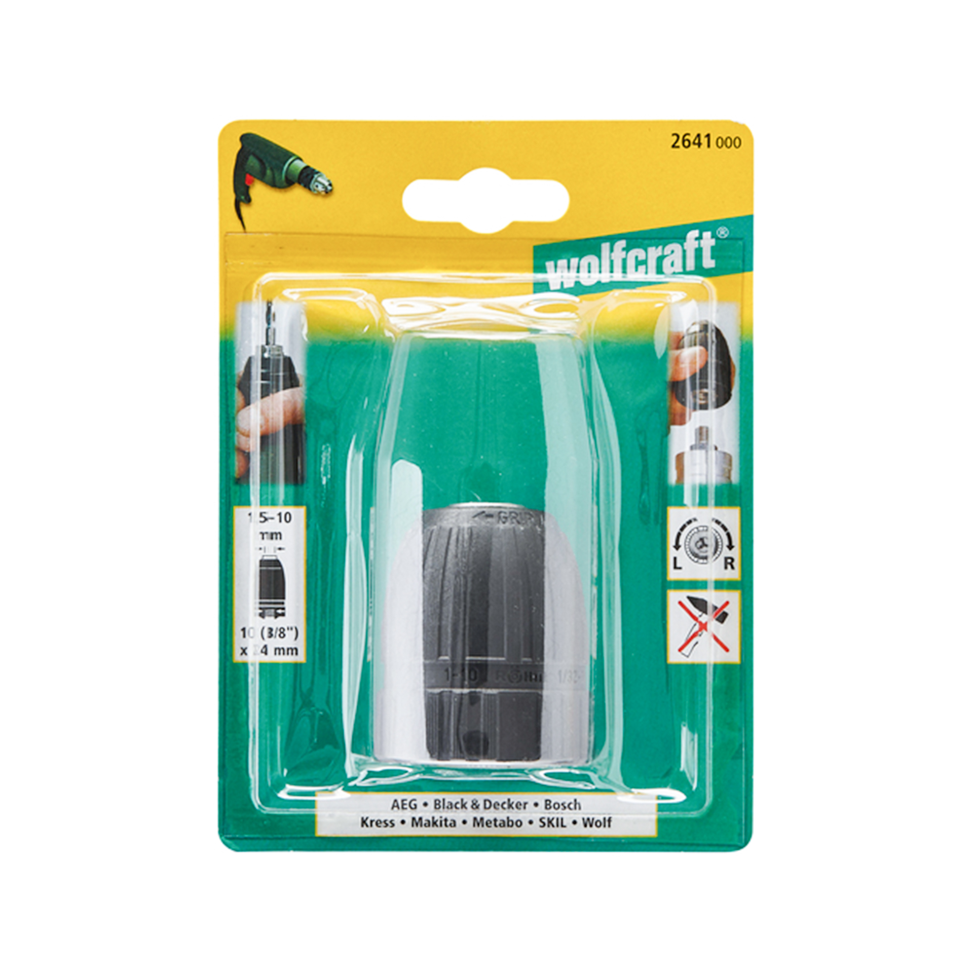 MANDRIL DE BROCAS APERTO RAPIDO