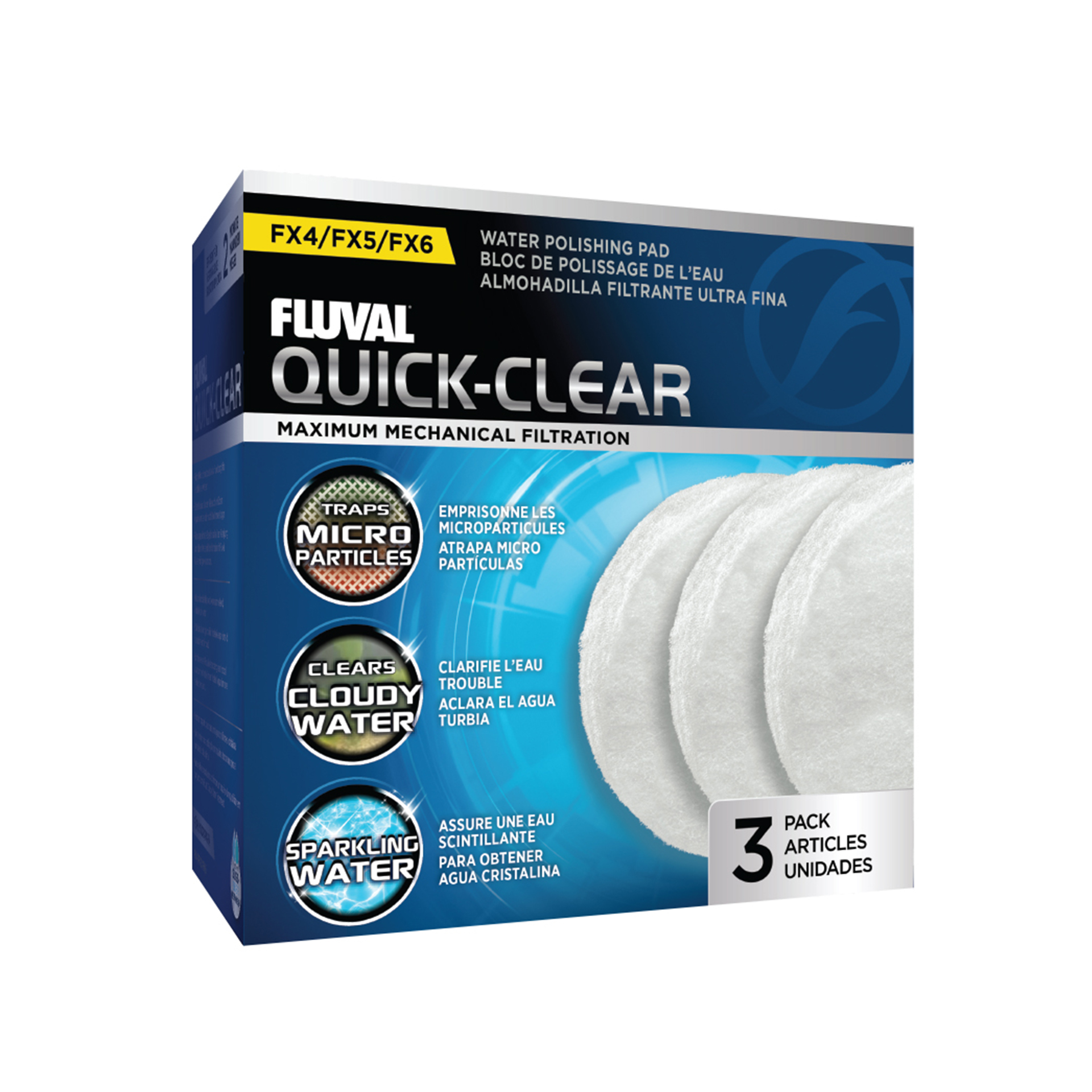 ALMOFADA FILTRO ULTRA FINO QUICK CLEAR FX - 3UN