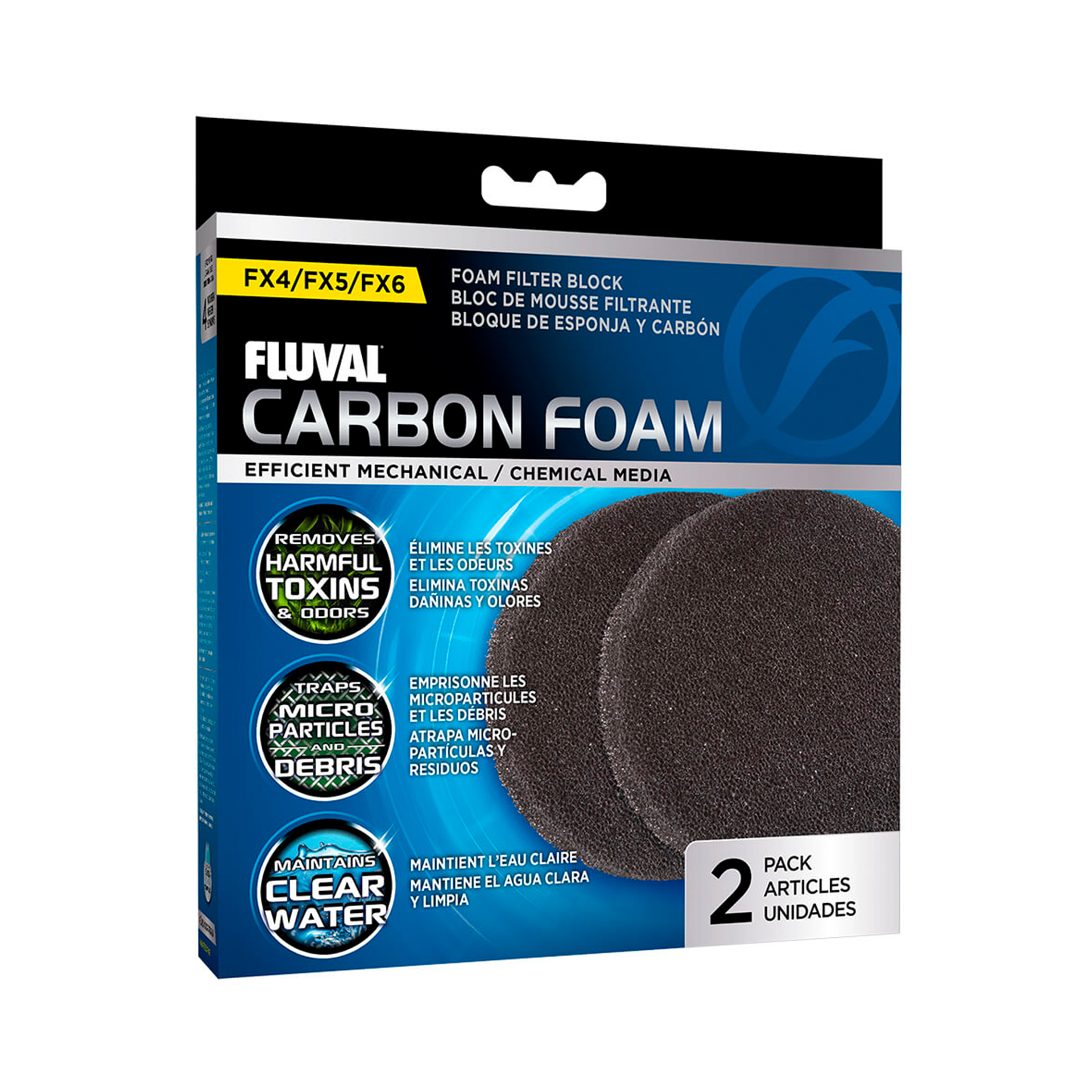ESPONJA DE CARBONO P/ FILTRO FX - 2UN