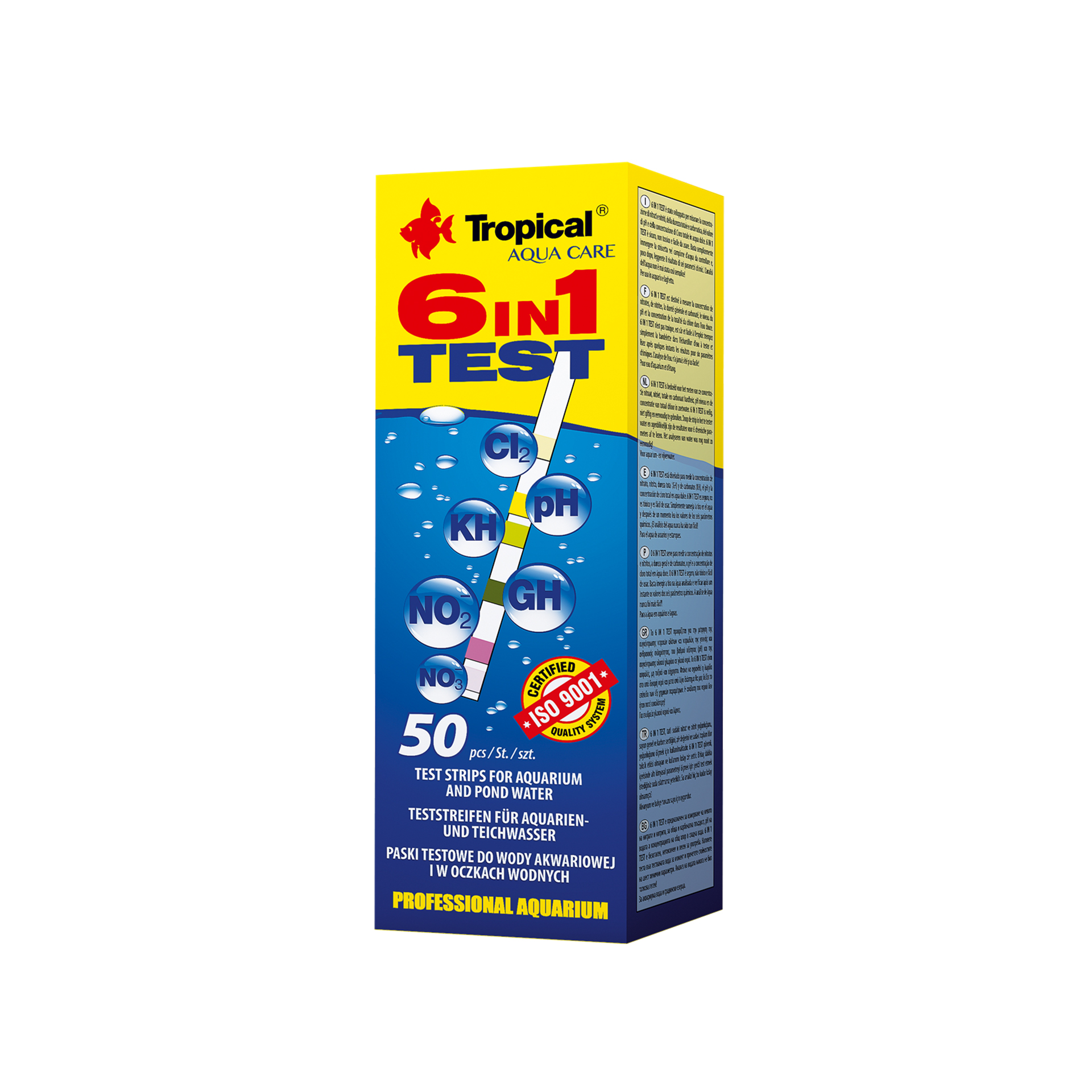 TESTE P/ AGUA 6 EM 1 - 50UN