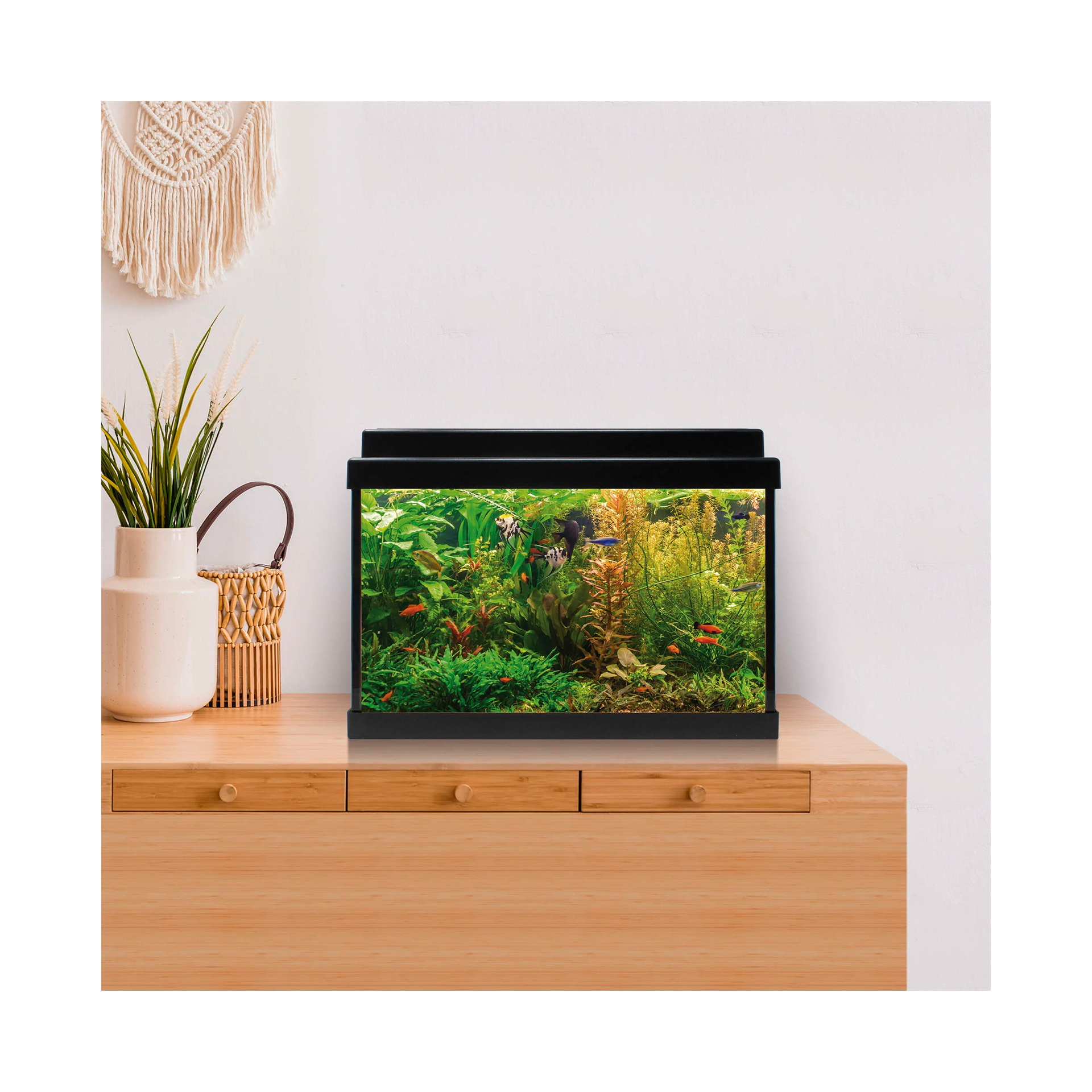 AQUARIO KIT C/ FILTRO INTERIOR - 20LT