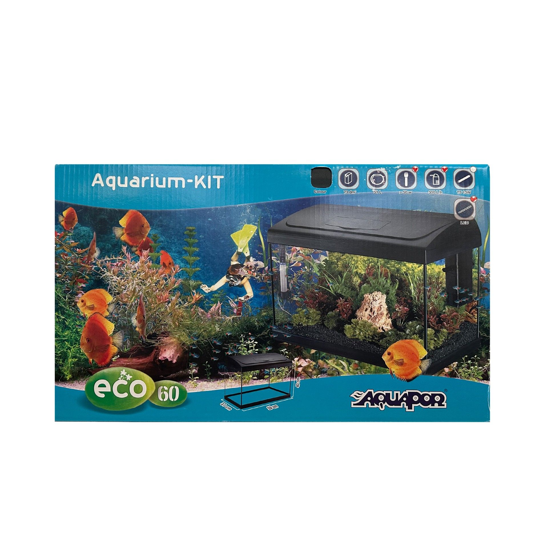 KIT ECO 60CM AGUA QUENTE