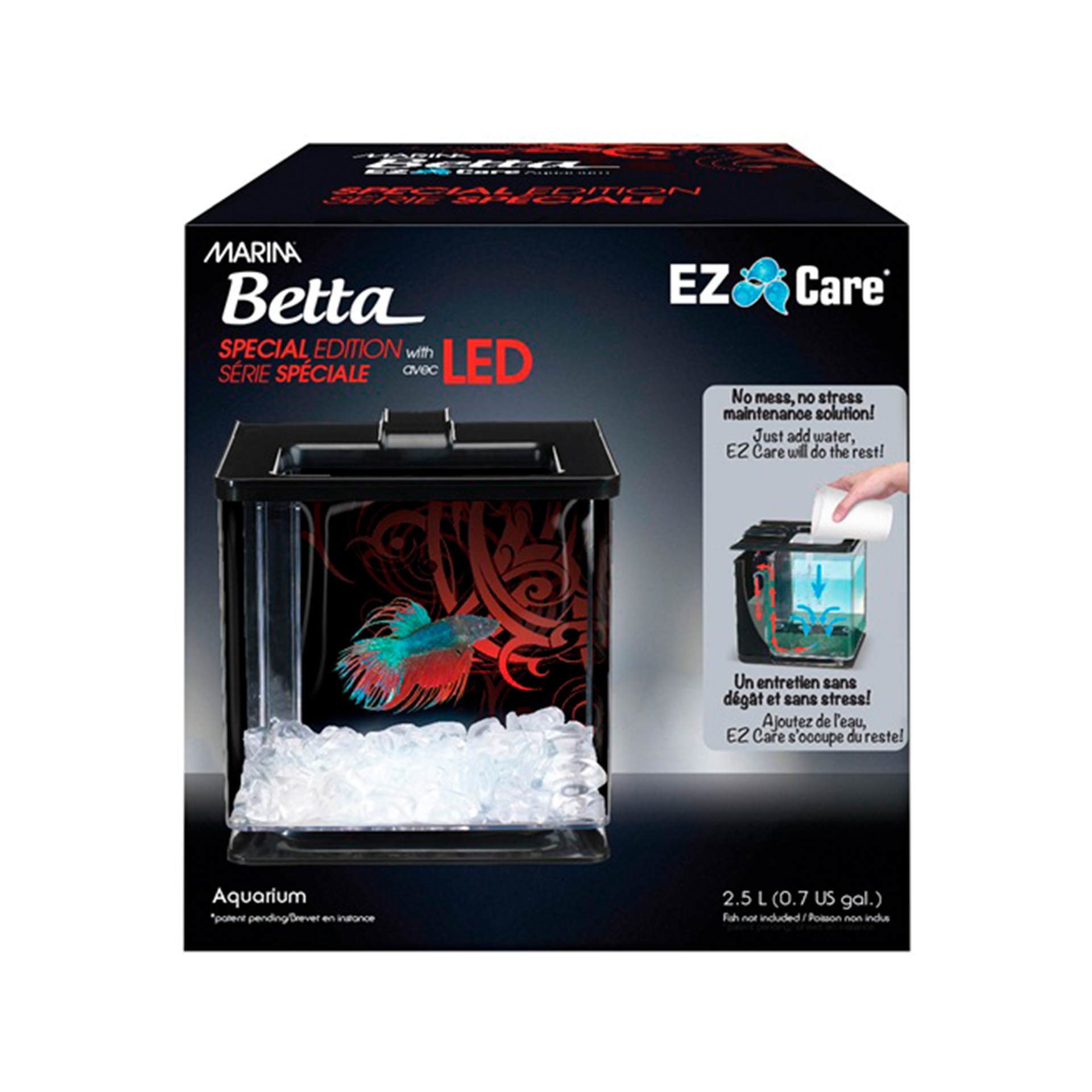 AQUARIO BETTA EZ CARE STYLE PRETO - 3.7L