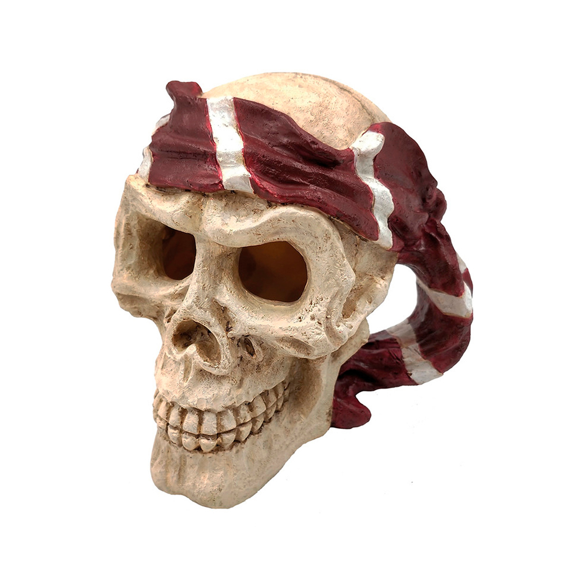DECORAÇAO P/ AQUARIO (CRANIO PIRATA)