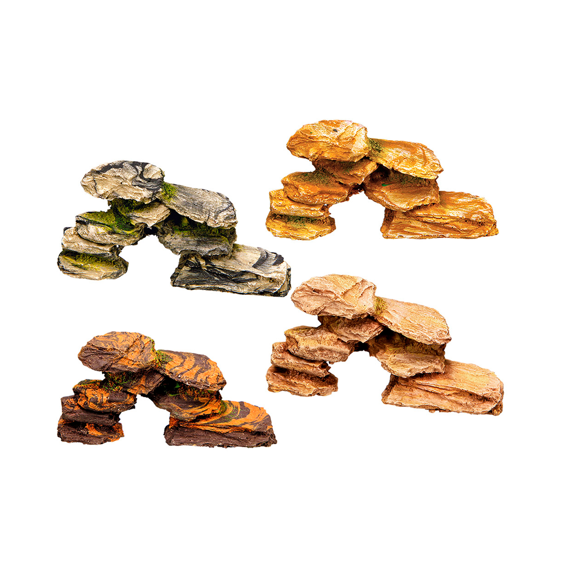 DECORAÇAO P/ AQUARIO (MINI FORMAÇAO DE SEIXOS)