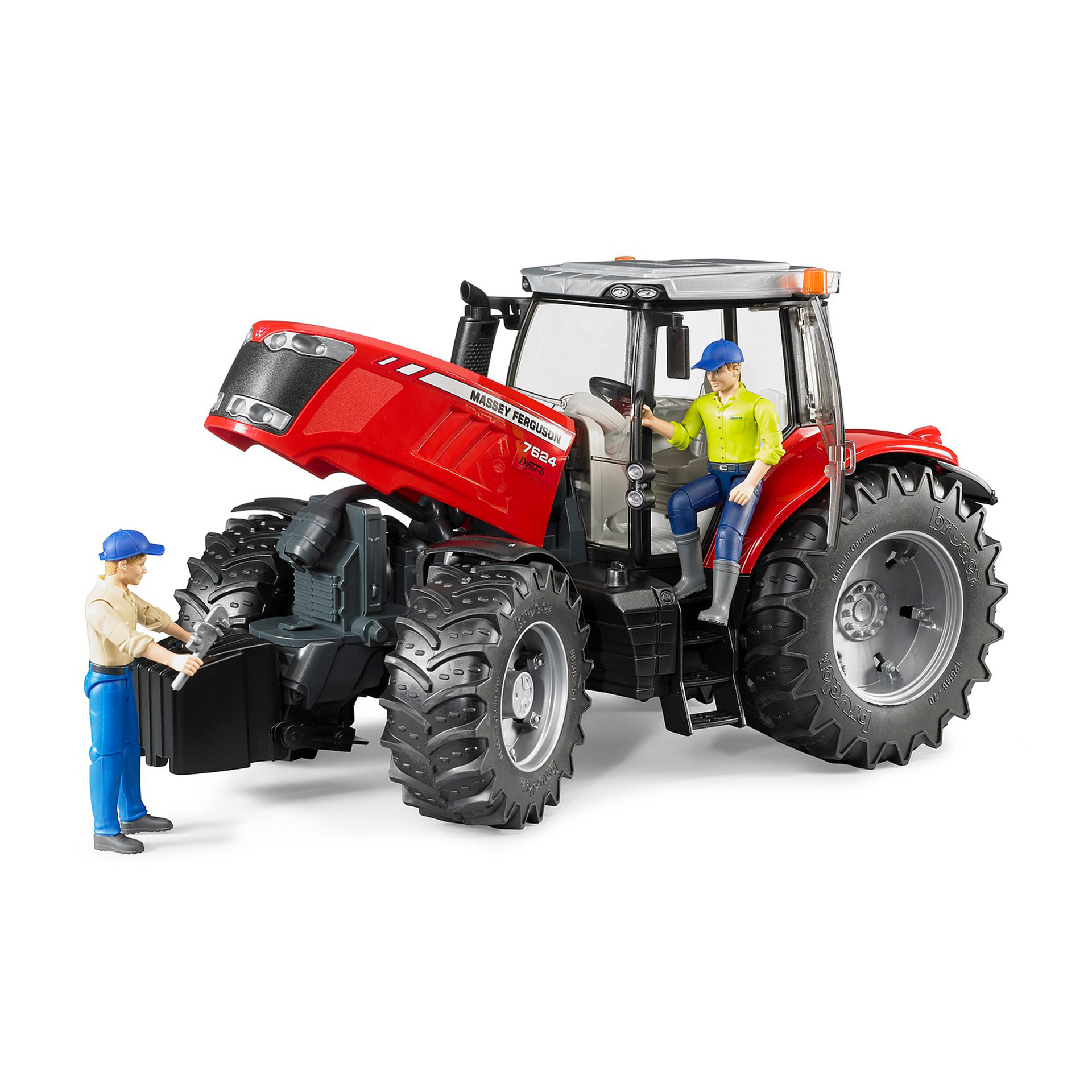 BRUDER TRACTOR MASSEY FERGUSON 7624
