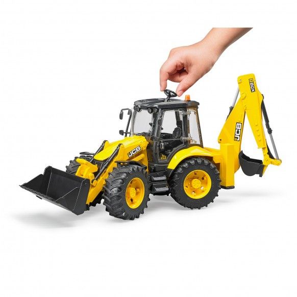 BRUDER JCB 5CX C/ PA CARREGADORA TRASEIRA