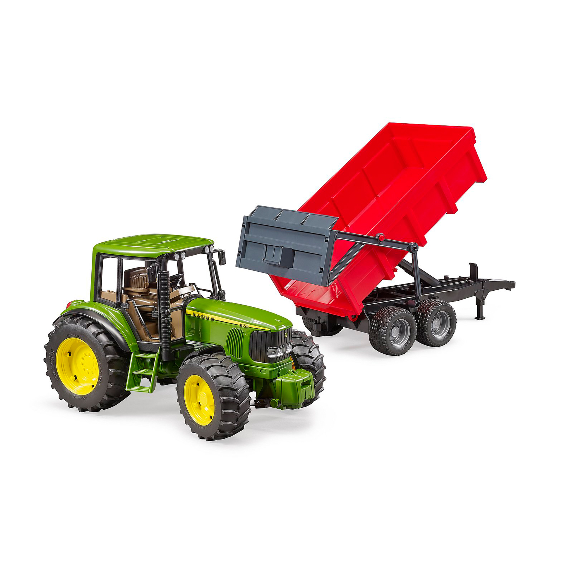 BRUDER TRACTOR JOHN DEERE 6920 C/ REBOQUE