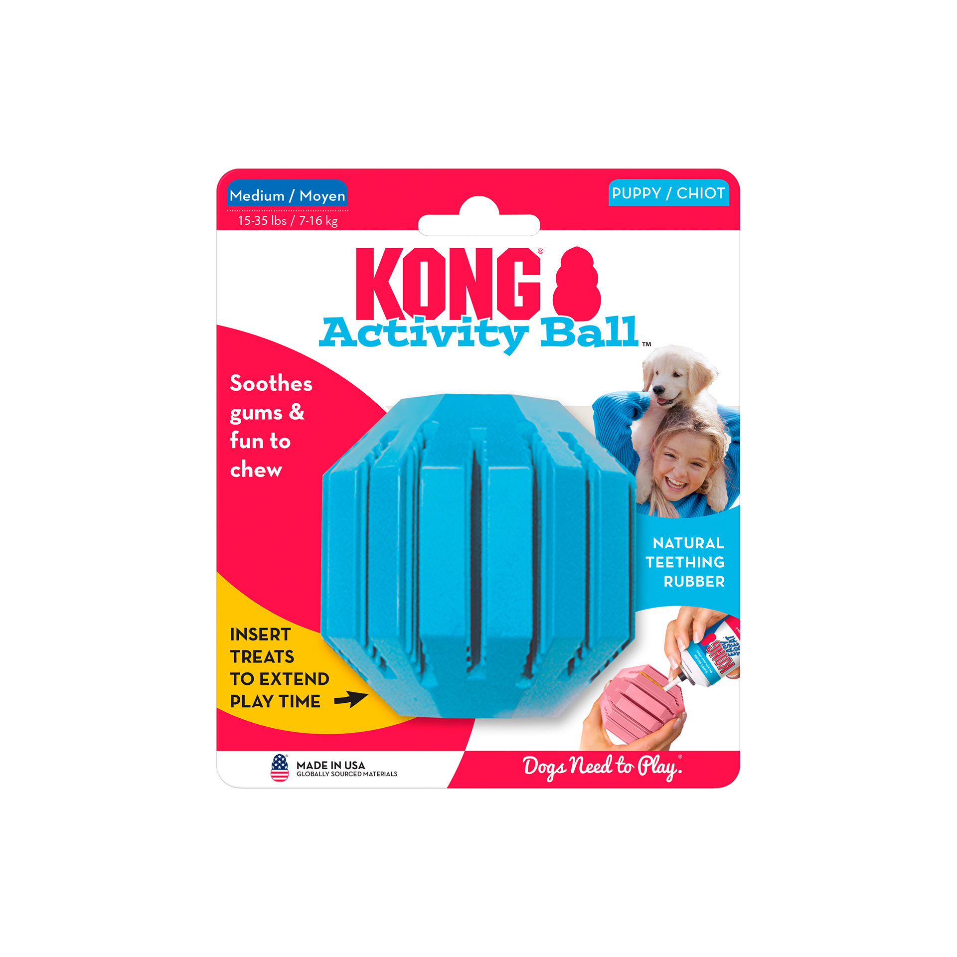 KONG PUPPY ACTIVITY BALL