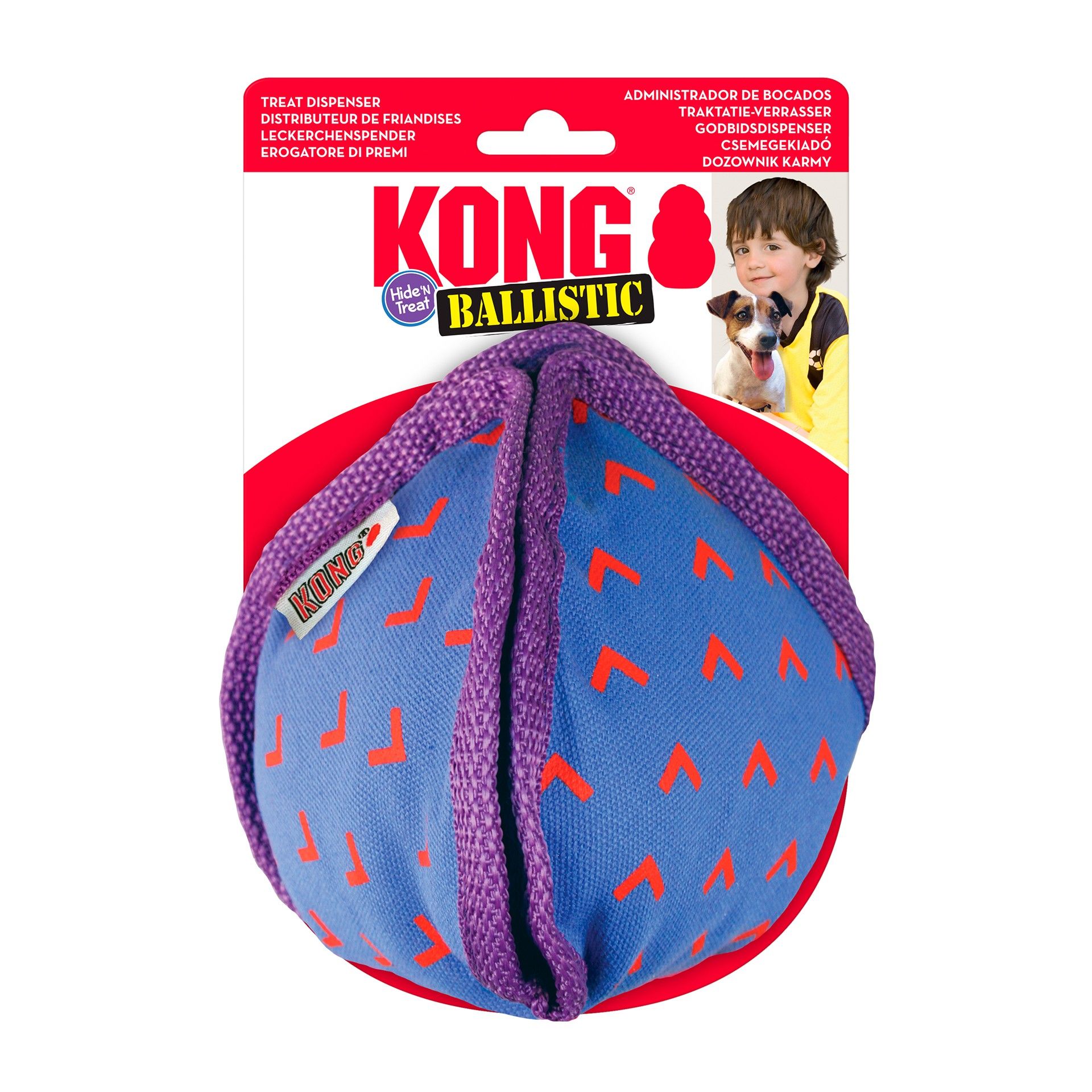 KONG BALLISTIC HIDE TREAT LARGE