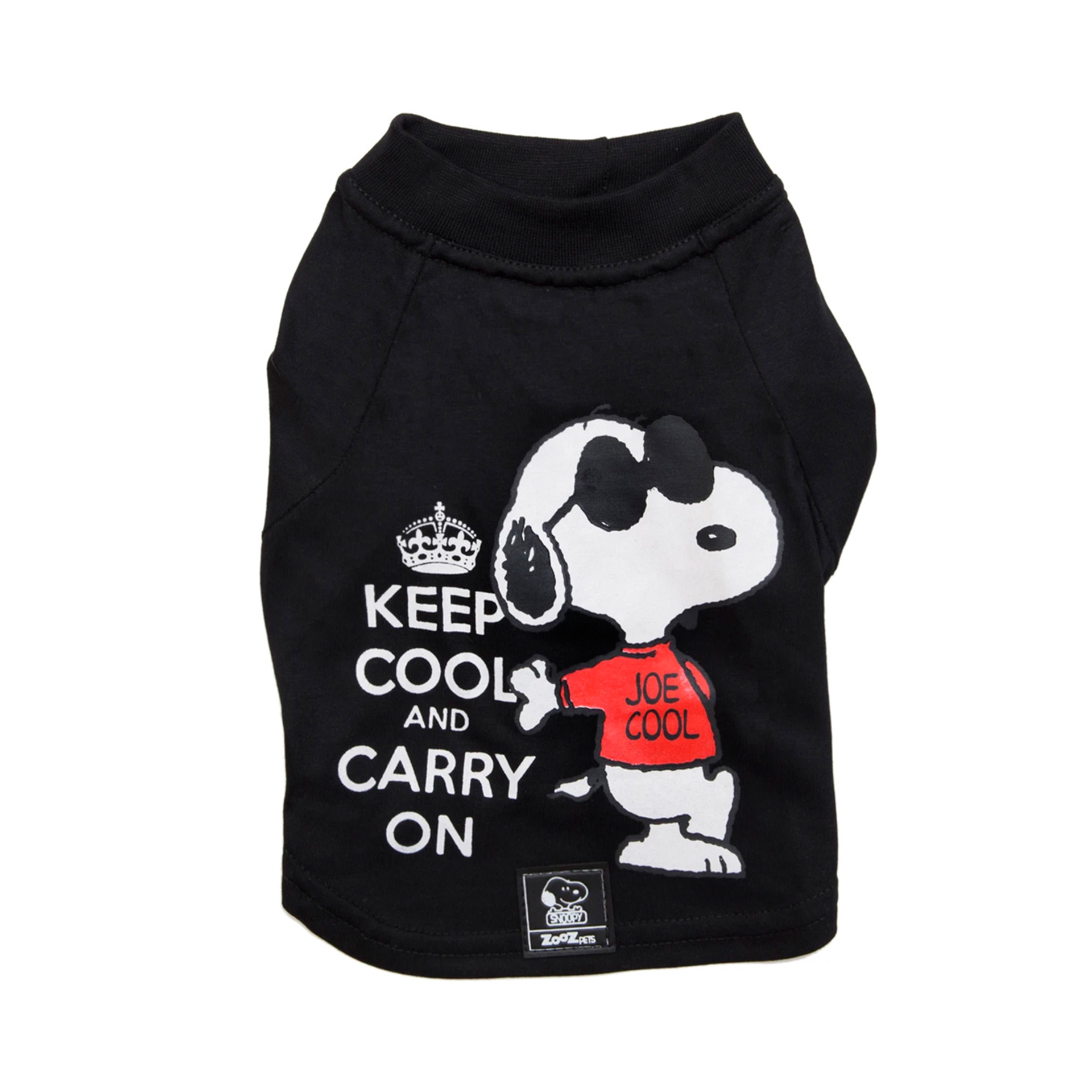 T-SHIRT SNOOPY PRETA "KEEP COOL" - TAM. M