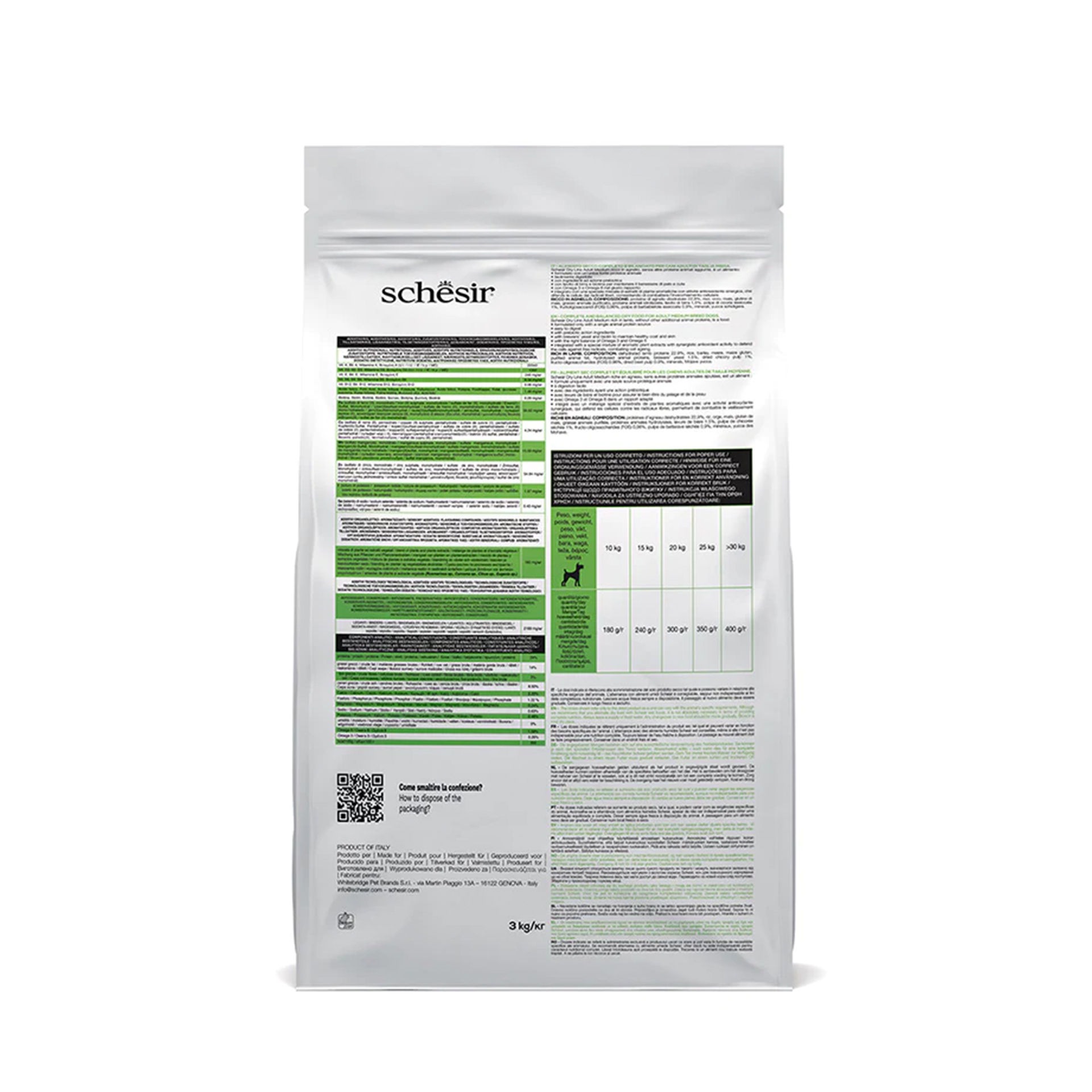 SCH CAO MEDIO ADULTO BORREGO - 3KG