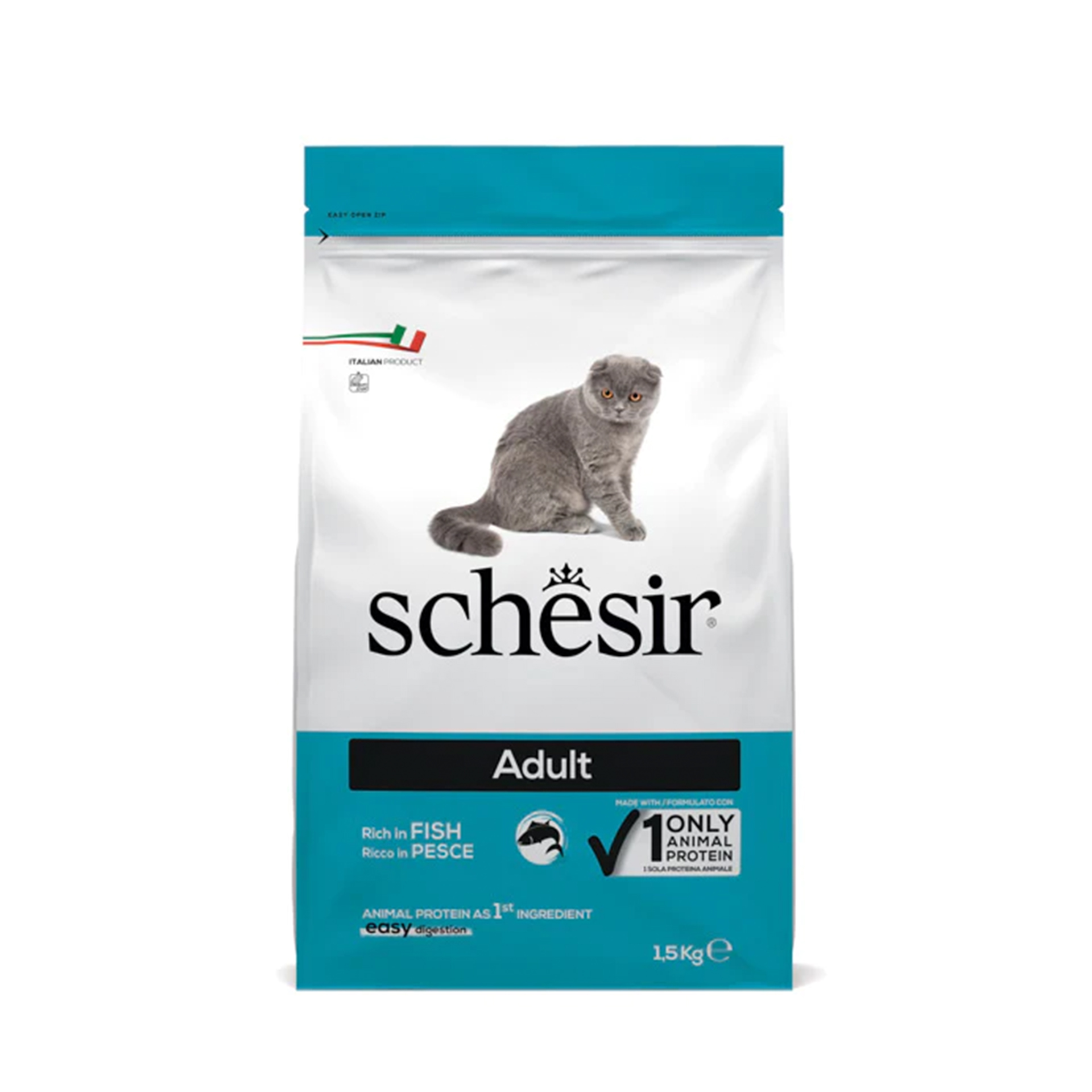 SCH GATO ADULTO PEIXE - 1.5KG