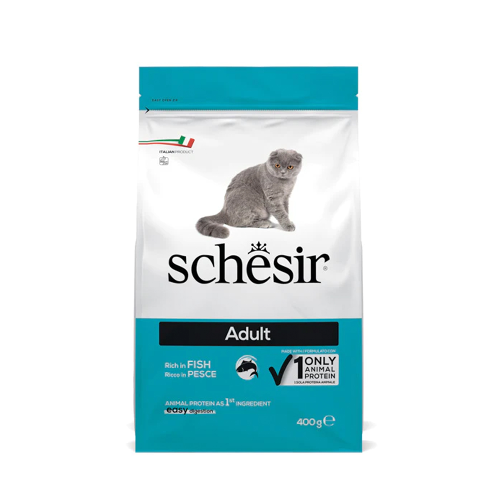 SCH GATO ADULTO PEIXE - 400GR