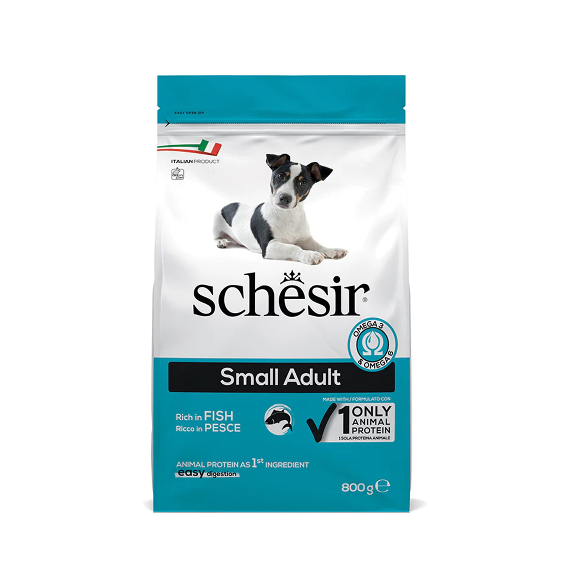 SCH CAO PEQUENO ADULTO PEIXE - 800GR