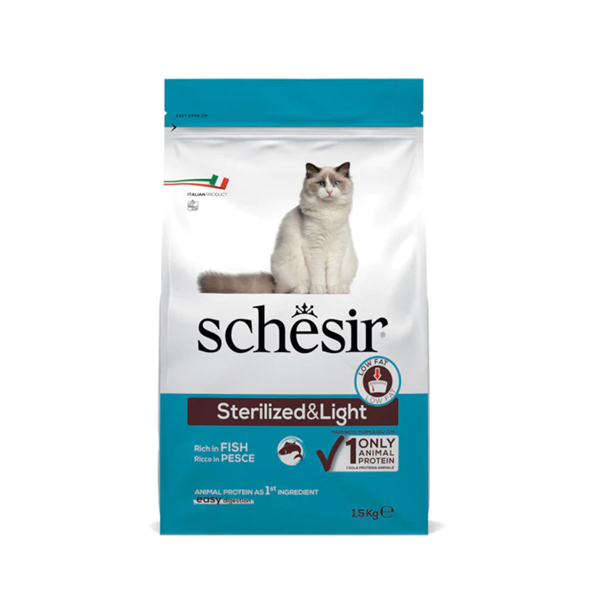 SCH GATO ESTERILIZADO PEIXE - 1.5KG