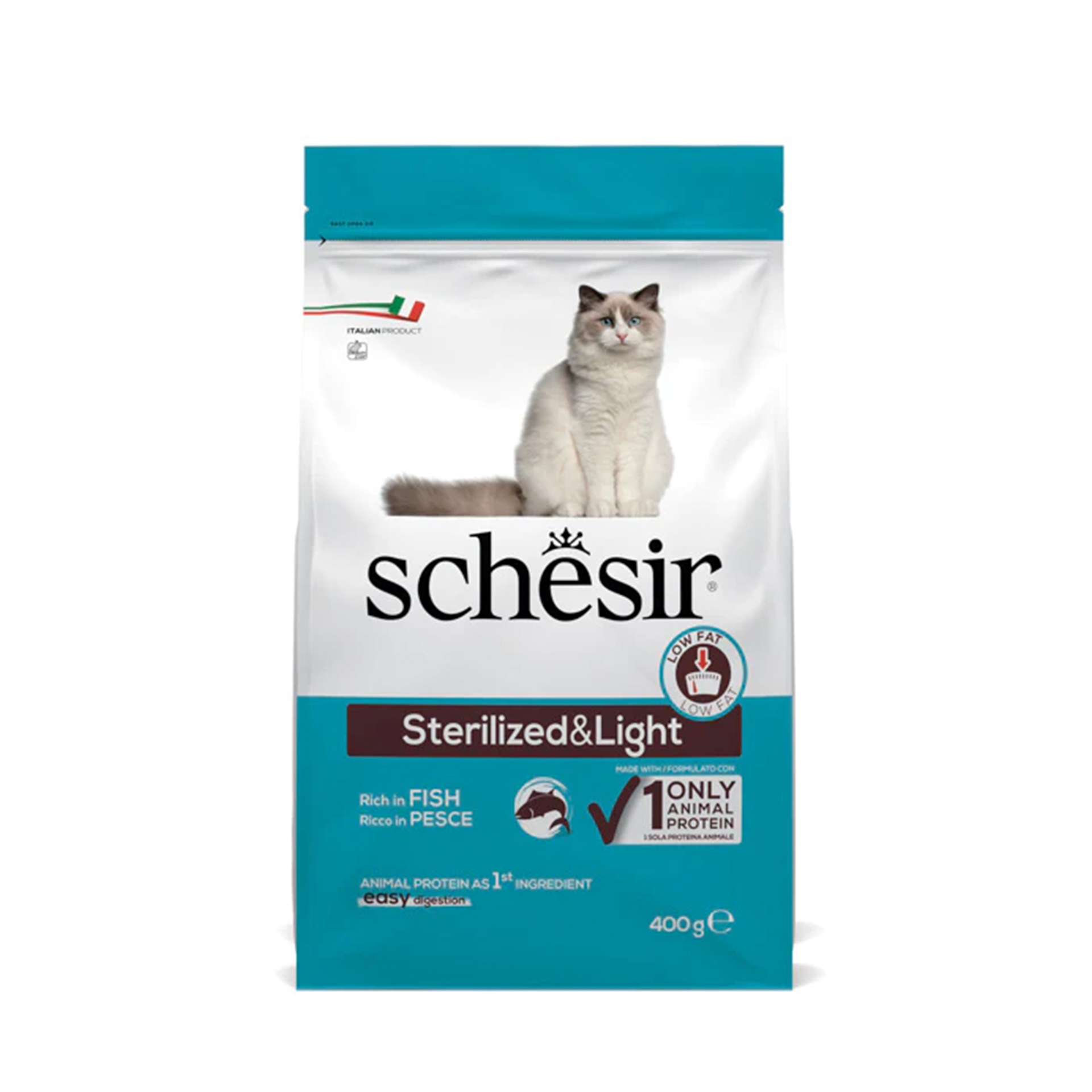 SCH GATO ESTERILIZADO PEIXE - 400GR