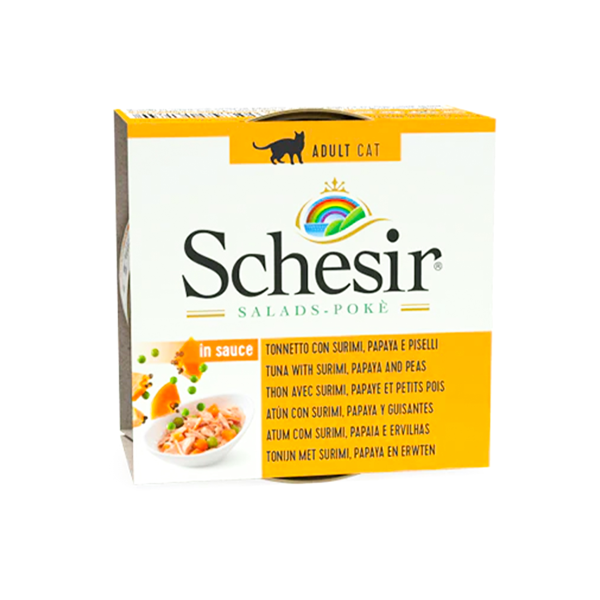 SCH ATUM/SURIMI/PAPAIA/ERVILHAS GATO - 75GR