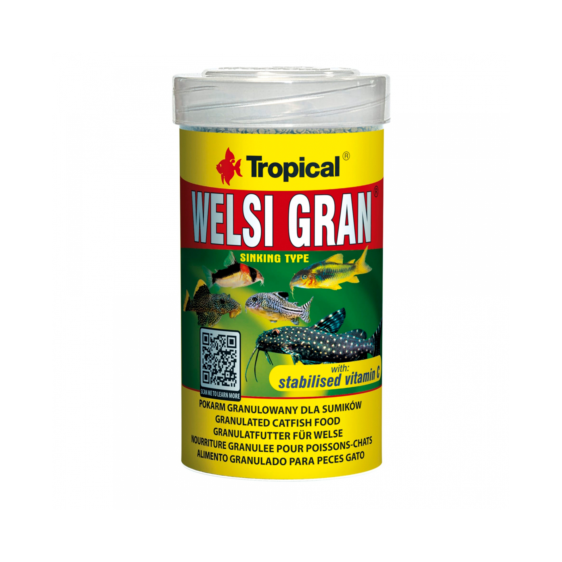 ALIMENTO P/ PEIXES GATO GRANULADO - 163GR