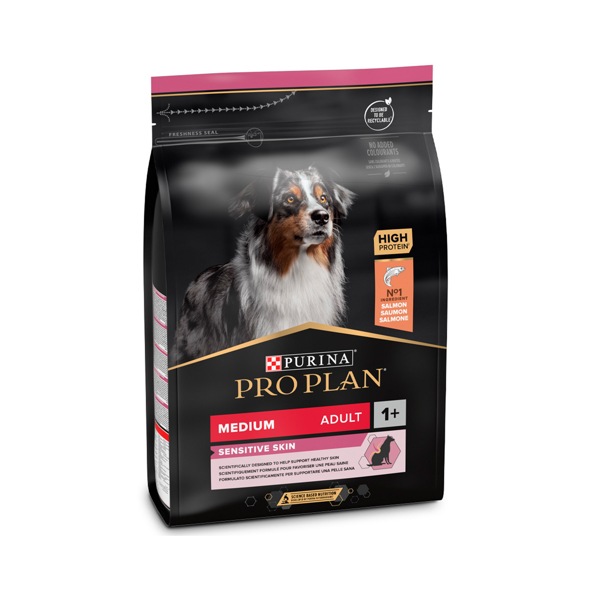 PRO PLAN MEDIUM ADULT SENSITIVE SKIN SALMON - 3KG