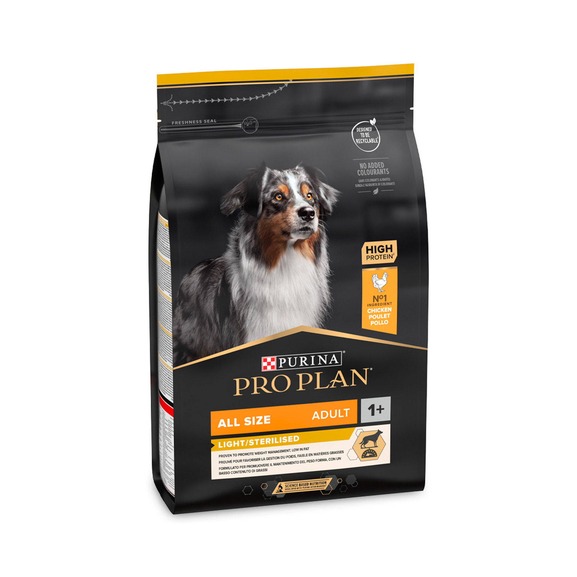 PRO PLAN ALL SIZE ADULT LIGHT STERILISED CHICKEN - 3KG