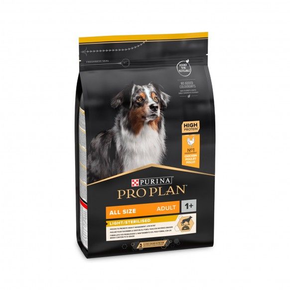 PRO PLAN ALL SIZE ADULT LIGHT STERILISED CHICKEN - 3KG