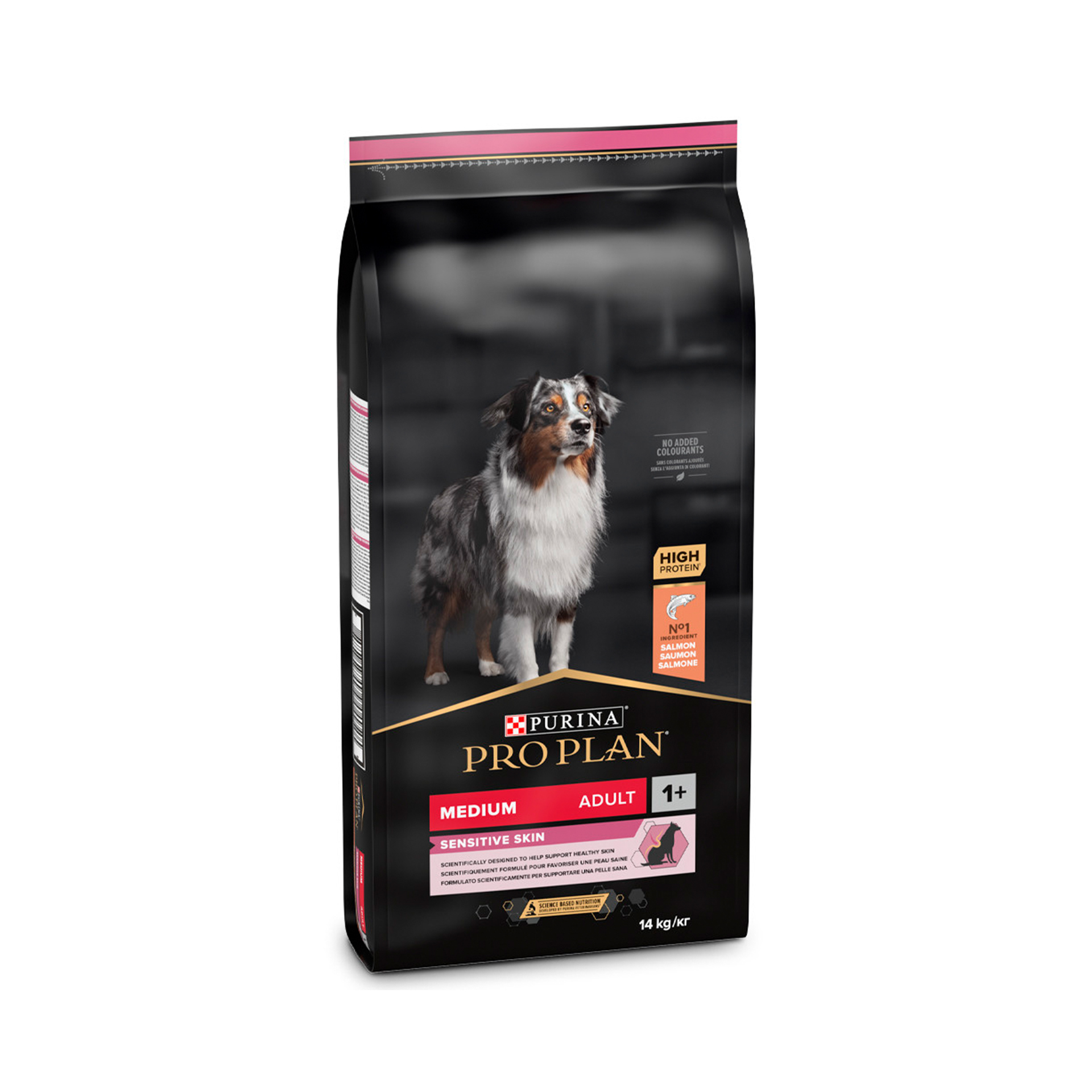 PRO PLAN OPTIDERMA MEDIUM ADULTO SALMAO - 14KG