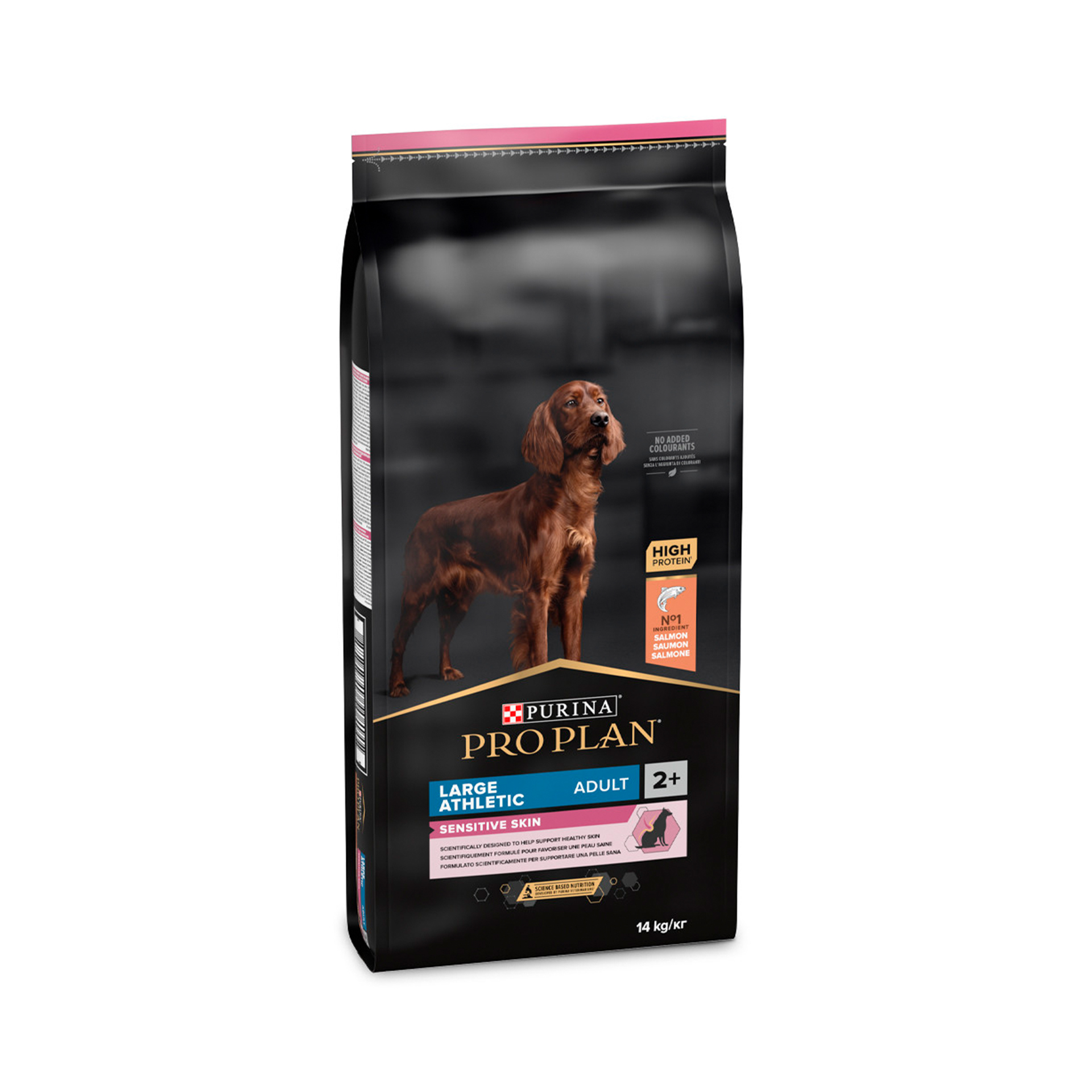 PRO PLAN OPTIDERMA LARGE ATHLETIC ADULT SALMAO - 14KG