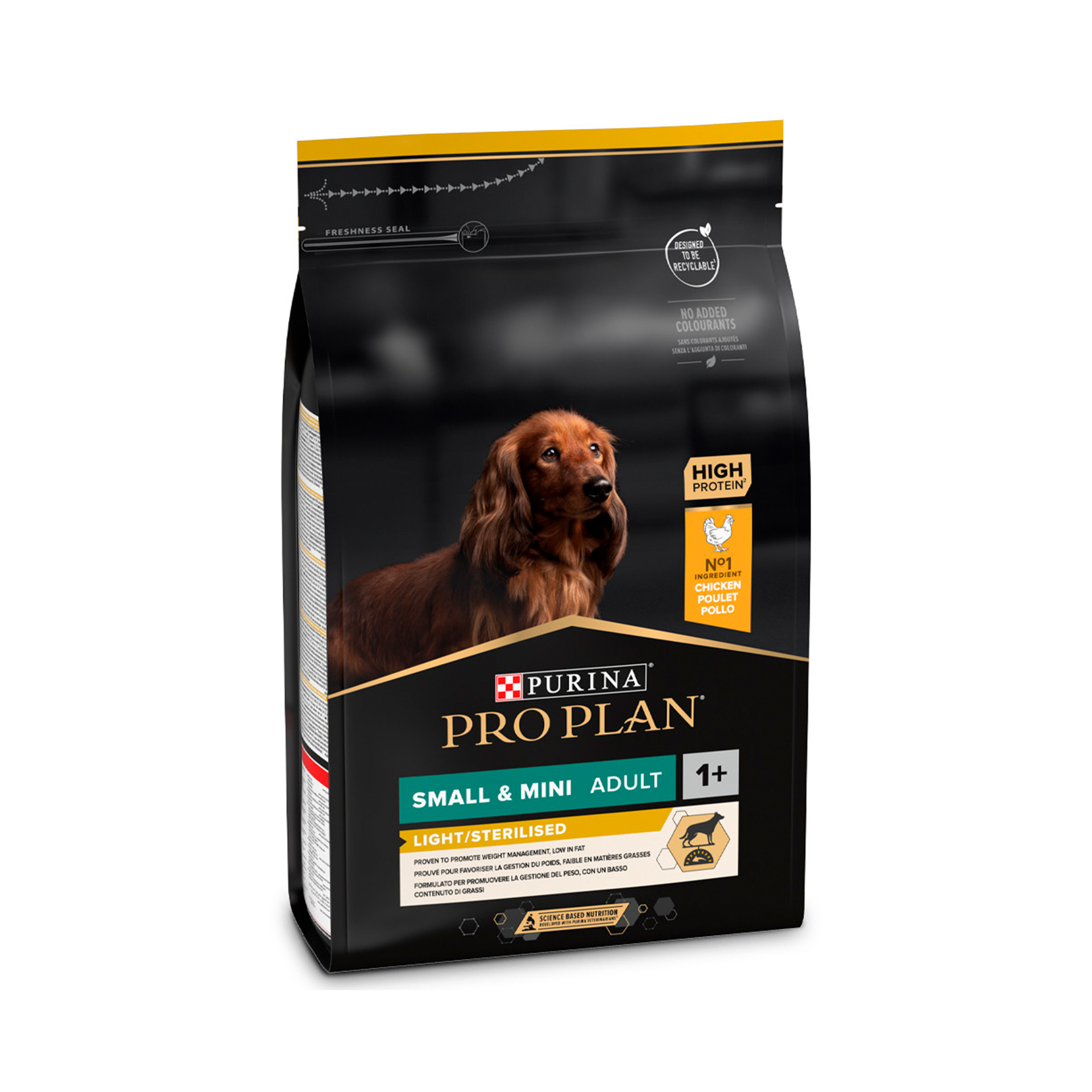 PRO PLAN SMALL&MINI ADULT LIGHT STERILIZED FRANGO - 3KG