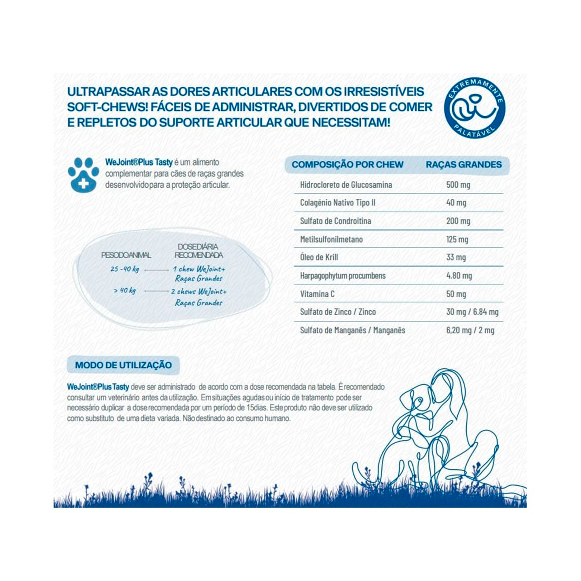WEJOINT PLUS TASTY RAÇAS GRANDES - 30UN
