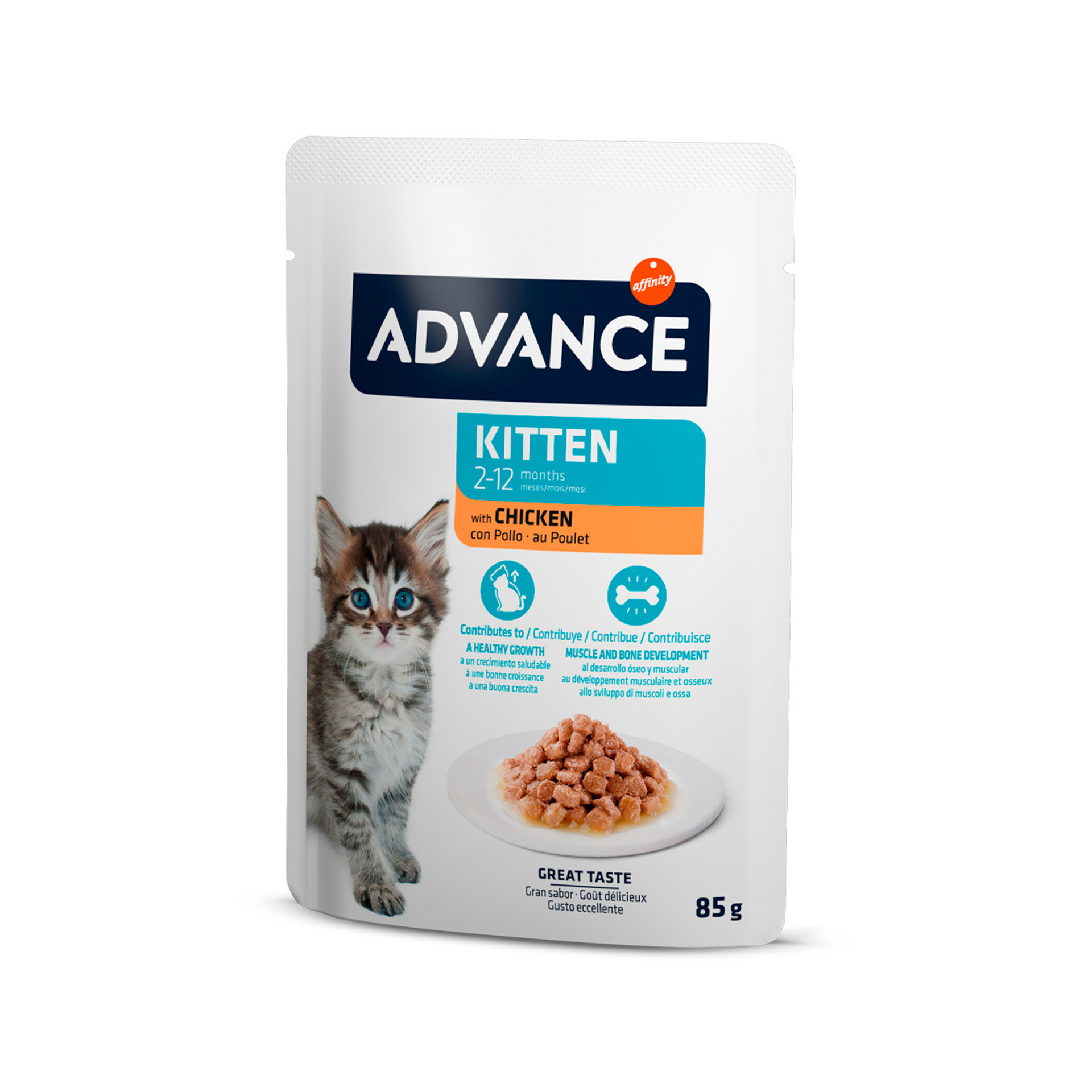 ADVANCE HUMIDO GATINHO FRANGO - 85GR