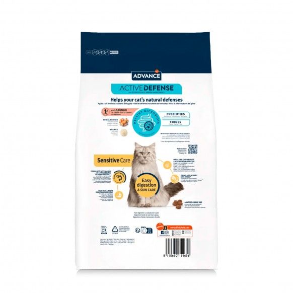 ADVANCE GATO ADULT SENSITIVE SALMAO