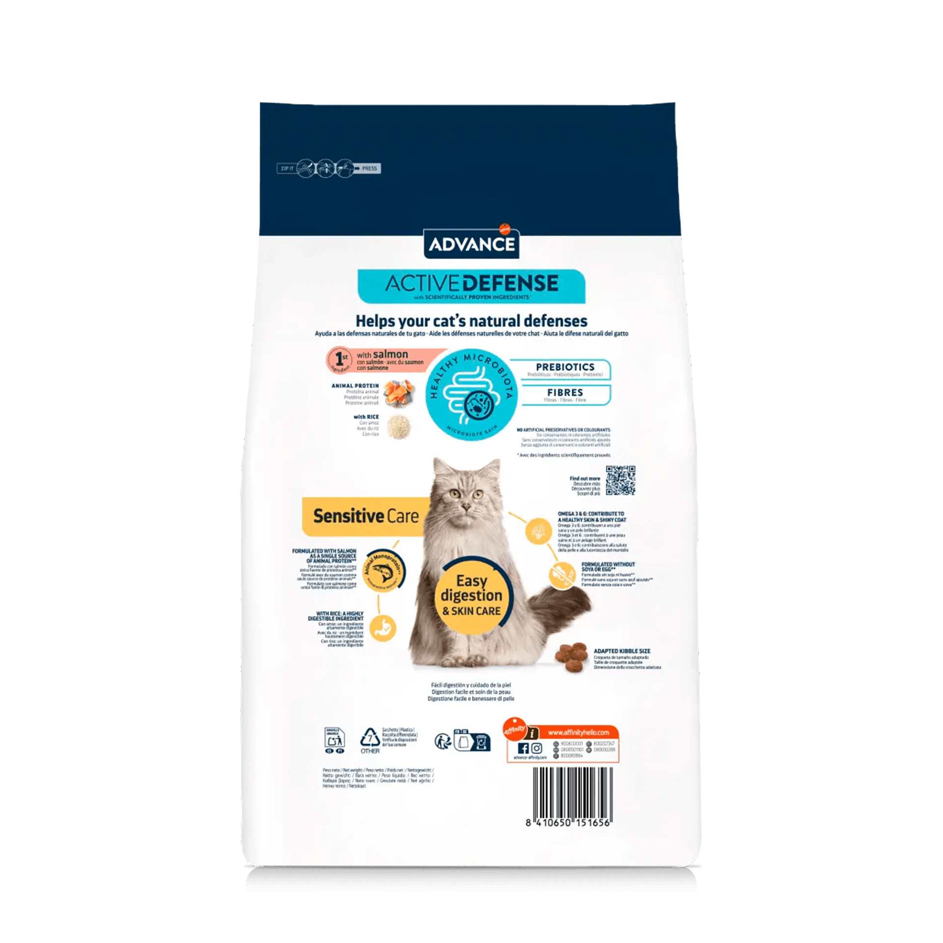 ADVANCE GATO ADULT SENSITIVE SALMAO