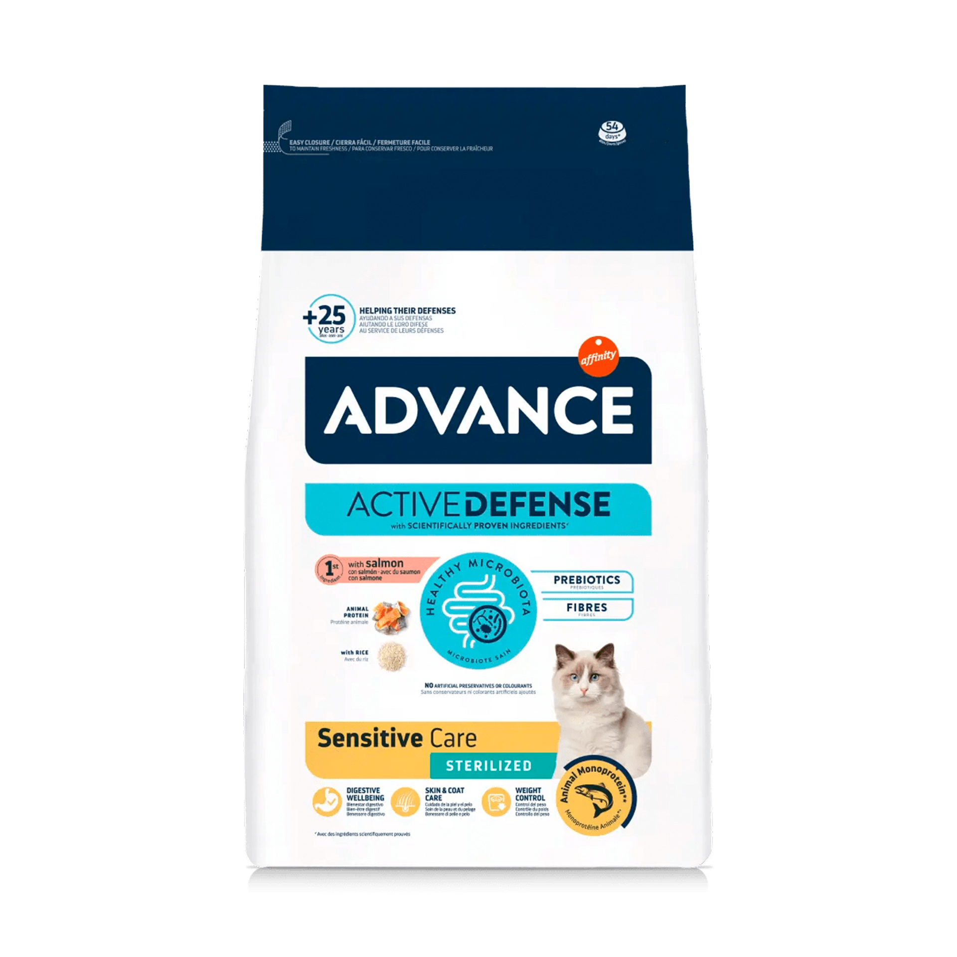 ADVANCE GATO STERILIZED SENSITIVE SALMAO