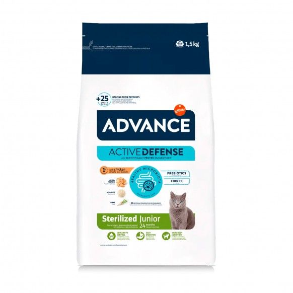 ADVANCE GATO JUNIOR STERILIZED - 1.5KG