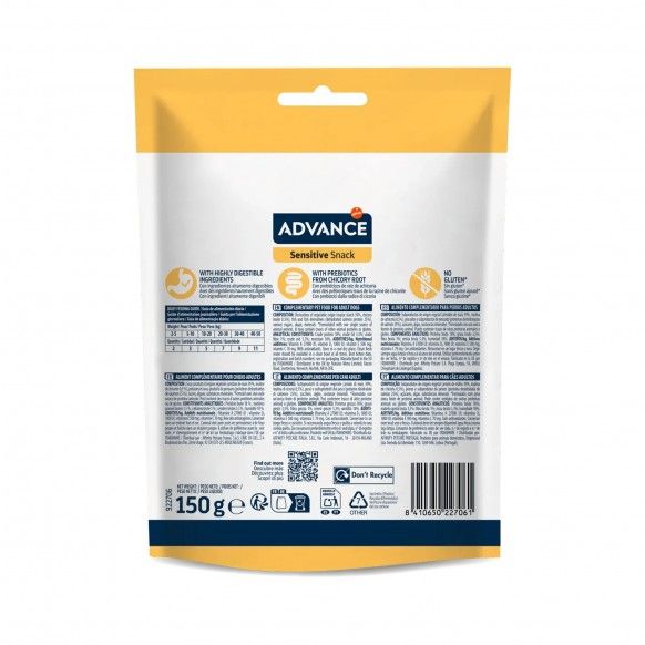 ADVANCE CAO SNACKS SENSITIVE - 150GR