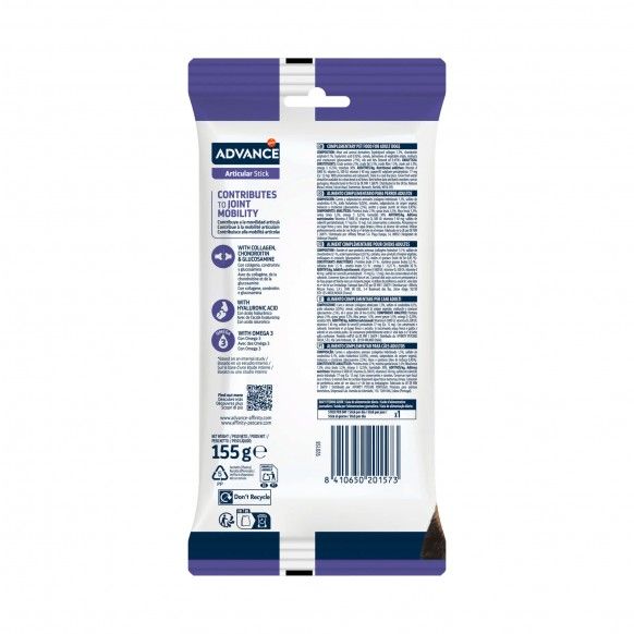 ADVANCE CAO SNACKS ARTICULAR CARE STICK - 155GR
