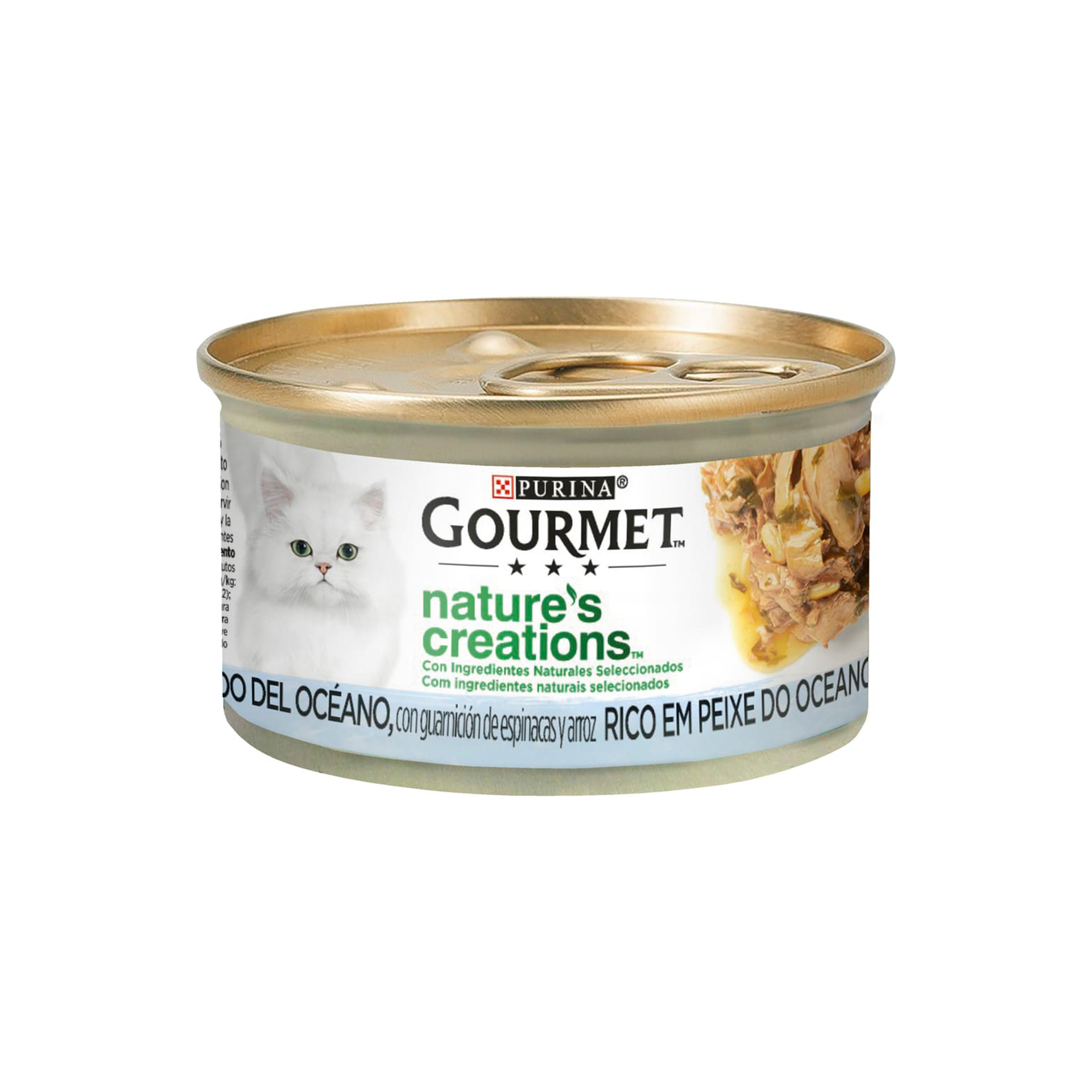 GOURMET CREATIONS PEIXE/ESPINAFRE/ARROZ - 85GR