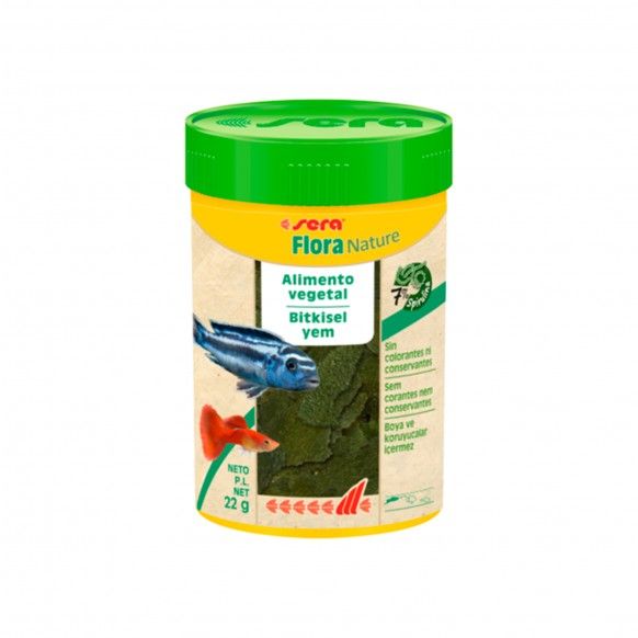 ALIMENTO P/ PEIXES FLORA NATURE - 22GR