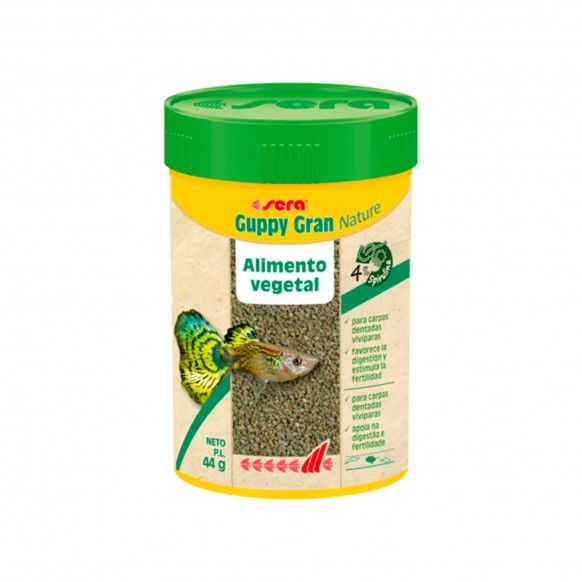 ALIMENTO P/ GUPPY GRAN NATURE - 44GR