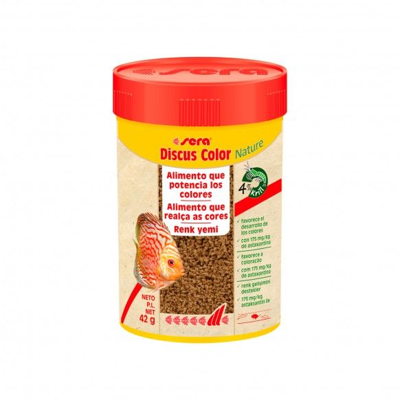 ALIMENTO P/ PEIXES-DISCO COLOR NATURE - 42GR ALIMENTO P/ PEIXES-DISCO COLOR NATURE - 42GR