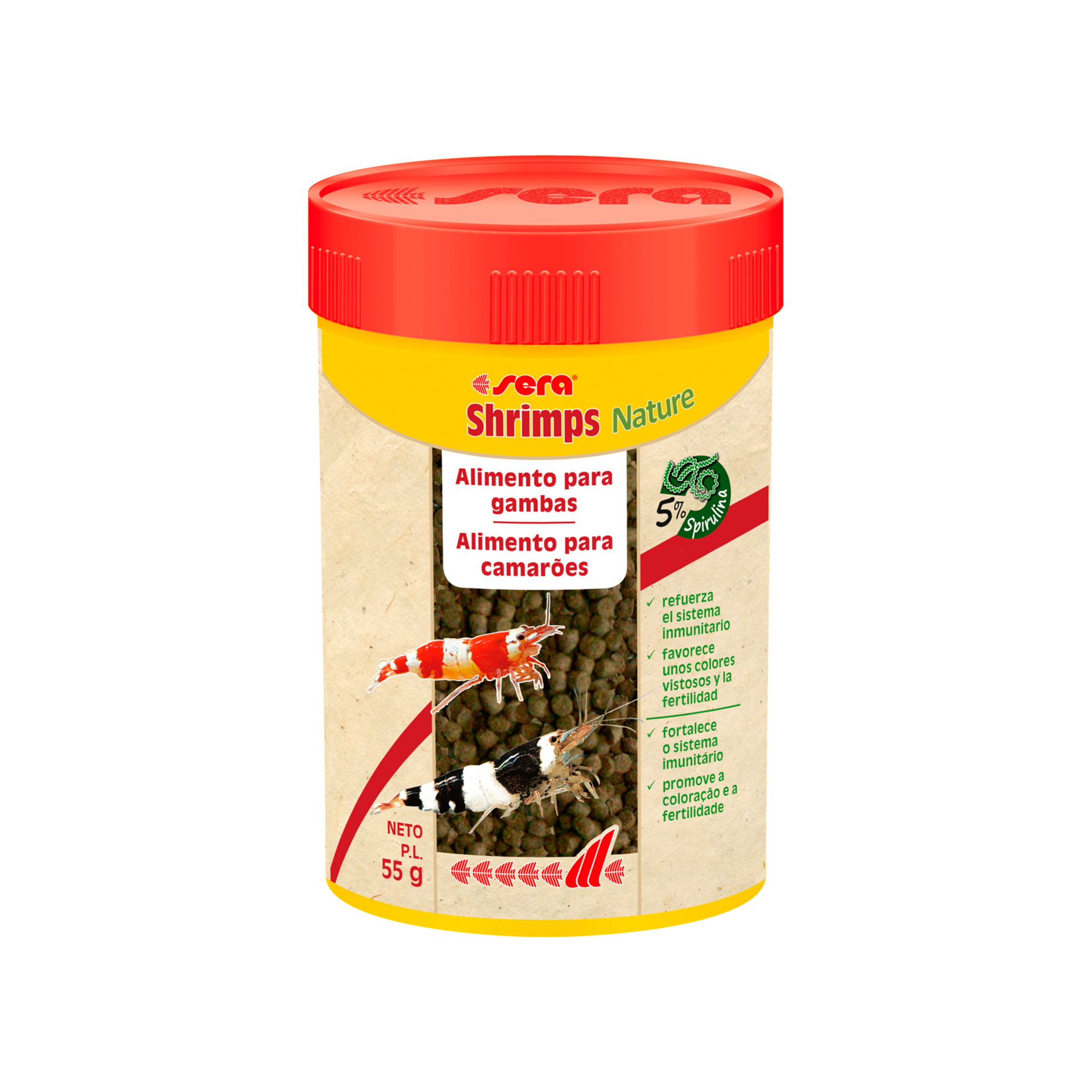 ALIMENTO P/ CAMAROES - 55GR