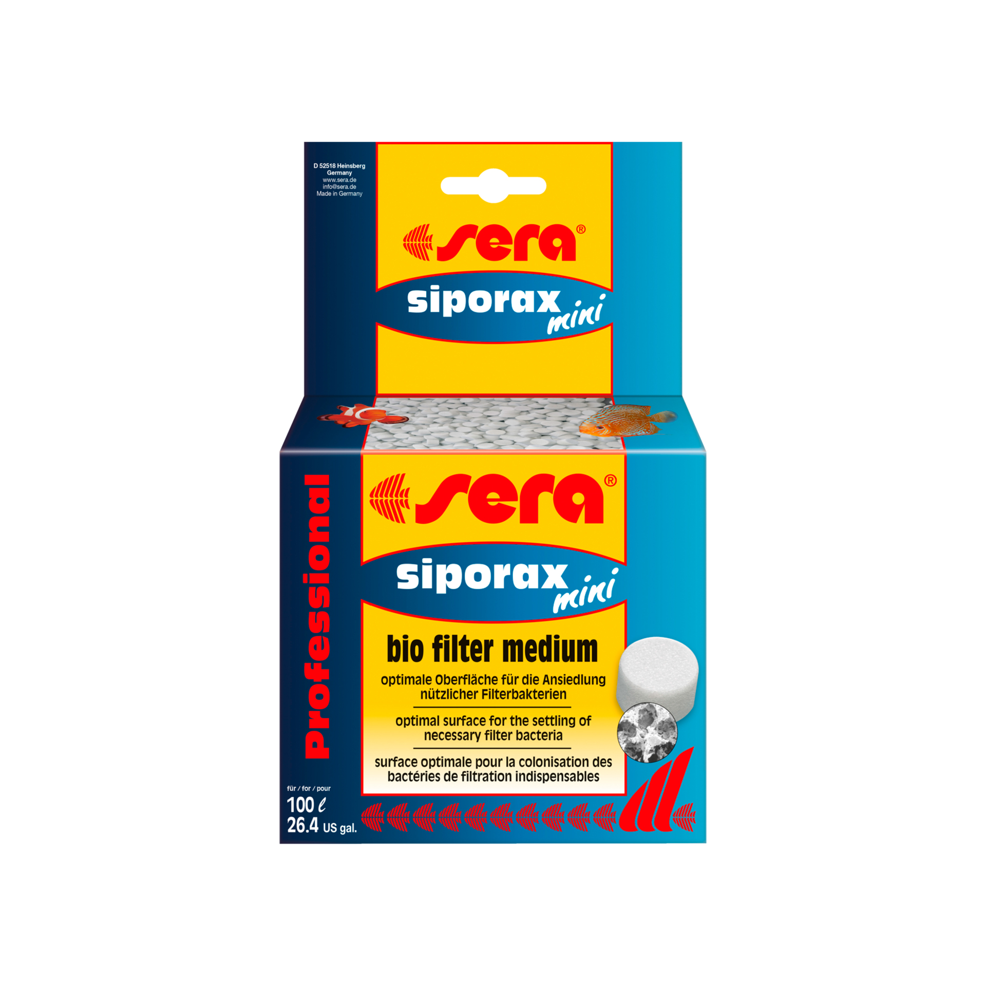 MATERIAL FILTRANTE SIPORAX MINI PROFISSIONAL - 130GR