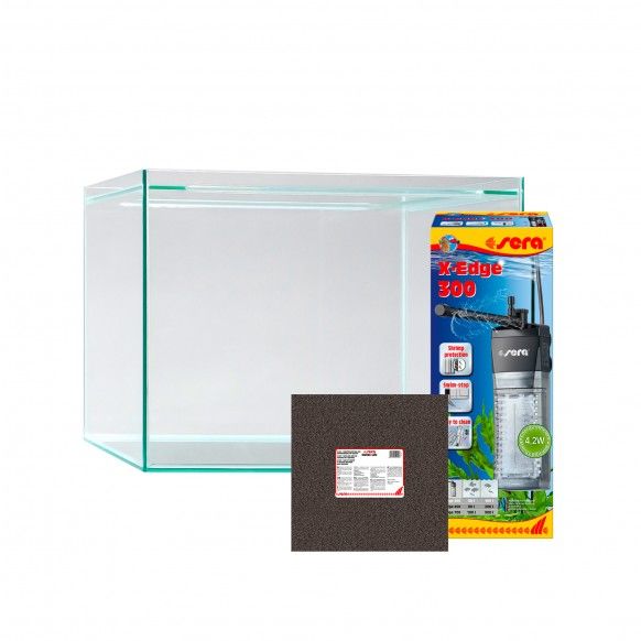 AQUARIO KIT C/ FILTRO INTERIOR SCAPER CUBE - 48LT