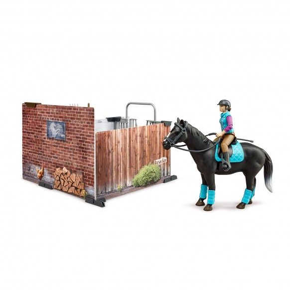 BRUDER ESTABULO PARA CAVALOS