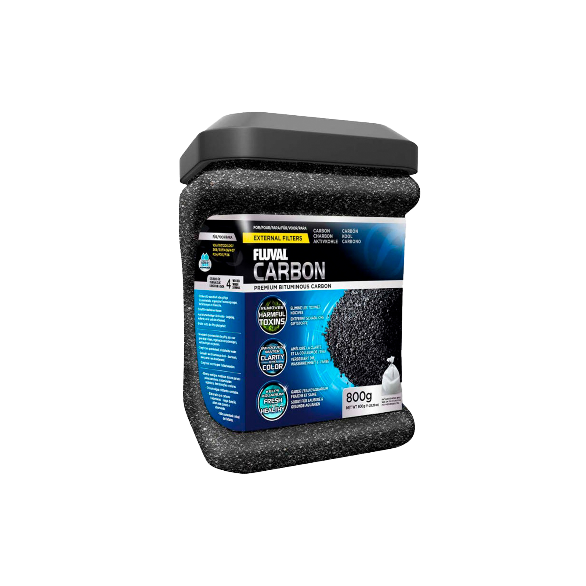 CARVAO ATIVADO PREMIUM P/ FILTRO EXTERNO - 800GR