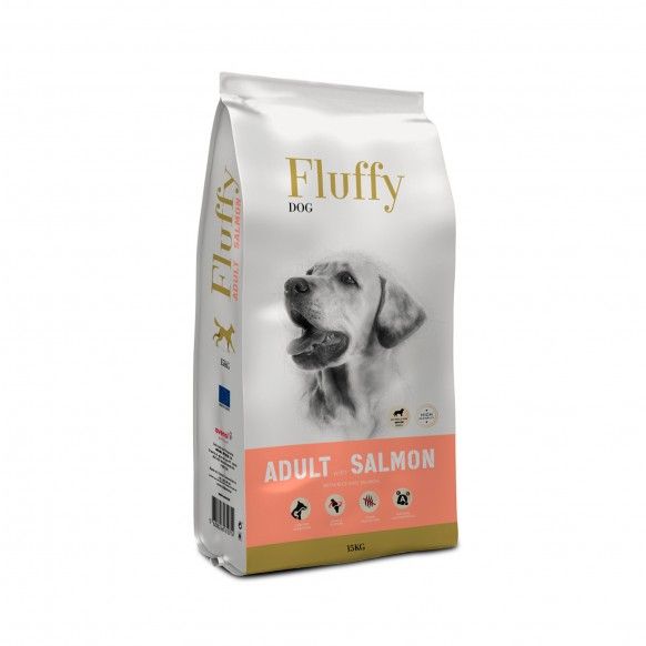 FLUFFY DOG ADULT SALMON - 15KG