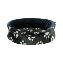 CAMA OVAL "JIMMY" PRETO - 45X35CM