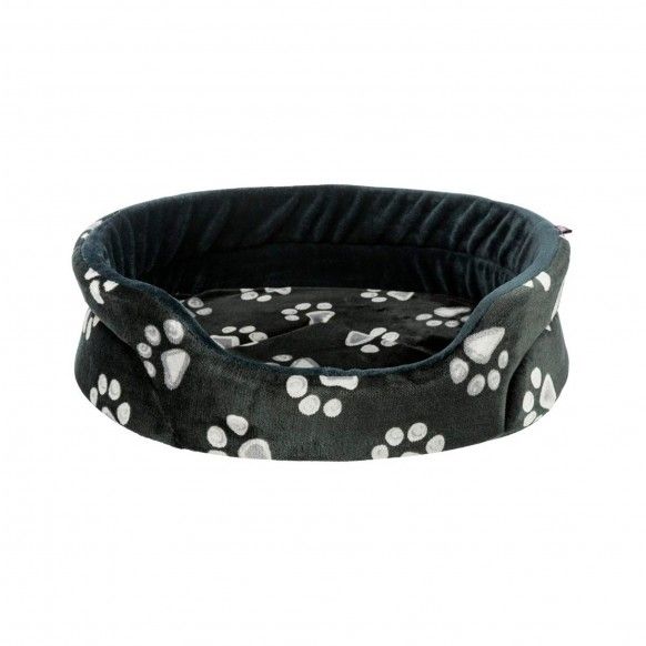 CAMA OVAL "JIMMY" PRETO - 45X35CM